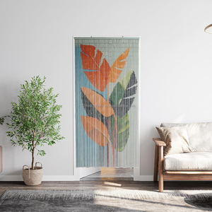 ม่านไม้ไผ่ประดับลูกปัดแบบแนวตั้ง ทำมือในเวียดนาม ตัดเย็บตามสั่ง สไตล์โบฮีเมียน สำหรับหน้าต่างทรงแปดเหลี่ยม ของตกแต่งบ้าน รับผลิตแบบ OEM - Product Image 4