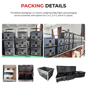 Projecteur laser RGB 15W professionnel pour cartographie 3D extérieure, étanche IP65 avec contrôle DMX512 pour la publicité en nuage - Product Image 6