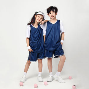 <span class=keywords><strong>2</strong></span> в 1 Молодежные баскетбольные майки на заказ | Комплекты униформы для игр и тренировок из двух предметов - Product Image 2