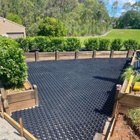 Grille de pavage en plastique pour aménagement paysager moderne, facile à assembler, pour jardin et allée, stabilisation du gravier des allées