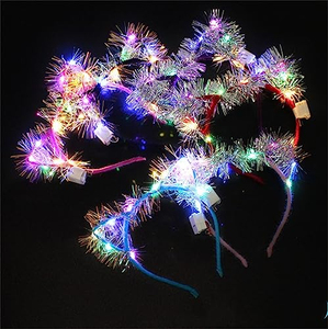 Diademas de Corona de Princesa LED en Oferta, Diademas de Corona con Lentejuelas Brillantes, Tiaras para Fiestas de Cumpleaños de Princesas - Product Image 5
