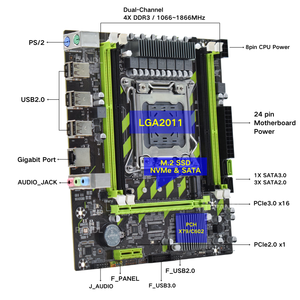 Pandl ใหม่ชุดรวมเมนบอร์ดคอมพิวเตอร์ตั้งโต๊ะคอมโบ Intel Xeon <span class=keywords><strong>E5</strong></span> <span class=keywords><strong>2680</strong></span> <span class=keywords><strong>V2</strong></span>รองรับ DDR3ชุดเมนบอร์ด X79 2680V2 ECC RAM - Product Image 5