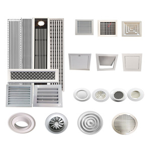 Customized Abs Single Layer Louvered Vent Rectangle Wall Mount Grille Style Air Vent With Thumbscrews Minimalist Design - Product Image 1
