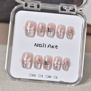 Transparente Boxed Wearable Nails für den Großhandel im Laden: Fertige Nagelspitzen und abnehmbare Nagelaufkleber - Product Image 4