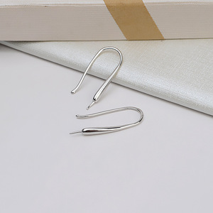 Boucles d'oreilles en argent S925 avec crochet d'oreille, design éclair, personnalisées, perles féminines, accessoires de bricolage, plateau vide 3096 7-13 - Product Image 3