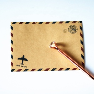 Tuỳ Chỉnh Tái Chế Tự Seal Kinh Doanh Văn Phòng Phong Bì Nâu Kraft Giấy An Ninh Dính Vận Chuyển Gửi Thư Bao Bì Phong Bì - Product Image 5