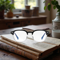 Montures de lunettes en acétate de titane de style vintage Offre Spéciale pour hommes et femmes Lunettes de mode