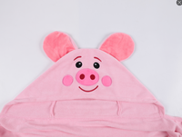 Serviette de surf en microfibre ultra douce et écologique, motif de dessin animé, vêtements de plage pour enfants, absorbant l'eau, séchage rapide, cape à capuche