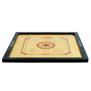 Tablero de Carrom de Madera, Superficie de Juego de Madera Contrachapada de 4 mm con Acabado Brillante, Marco de Madera Dura de 23 x 23 Pulgadas, Tablero de Juego para Torneos - Product Image 3