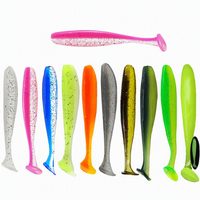 Leurre souple Mygreen T Tail Swimbait Bionique 9 couleurs 5.5cm 7cm 9cm Lot de 10 têtes de jig pour achigan Vente en gros Fabricant OEM