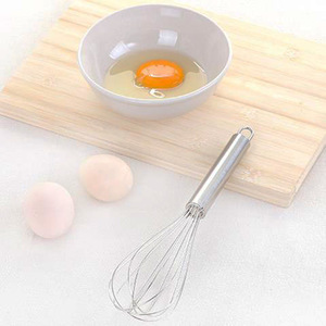 Stainless Steel Egg Beater Manual Whisk For Mixing Batter Cream Baking Tools Convenient Kitchen Utensil - Product Image 2