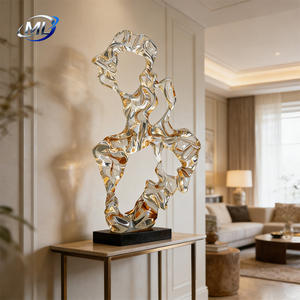 Nuevos Adornos Abstractos para el Vestíbulo, Esculturas para el Vestíbulo de Hoteles y Villas, Decoraciones de Pie, Modelo Transparente, Regalo Empresarial - Product Image 2