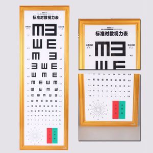 Tableau de vision logarithmique standard avec boîte lumineuse 5M en alliage d'aluminium LED pour examen oculaire médical à domicile - Product Image 4