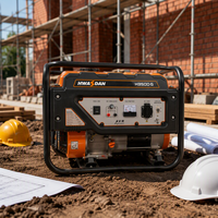 Générateur à essence 3-10KW avec AVR 2.8kw230V, 110/220V, 212CC pour machines de construction