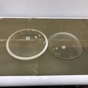 Производитель пользовательский размер высокое качество 30 мм 100 мм прозрачное стекло оптический купольный объектив