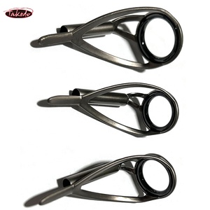 TAKEDO Anillas de Caña de Pescar de Alta Calidad TN90 TUKWLSG Matt <span class=keywords><strong>Gunsmoke</strong></span> SIC para Carpa y Surfcasting, Componentes para Construcción de Cañas, Accesorios DIY para Cañas - Product Image 4