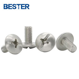 Paslanmaz çelik 304 316 tam iplik phillip-slot Pan kafa köpek noktası Taptite M2 iplik oluşturan plastik vida ve bağlantı elemanları - Product Image 5