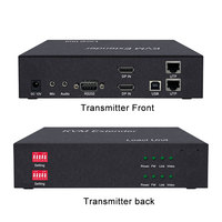 Extenseur USB DP 4K 2 canaux sur câble Cat5e/6/7 de 150 m/492 pi, extenseur Ethernet avec USB2.0, audio, RS232, extenseur DP