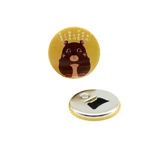 Hot Selling Top Quality Round 58mm Fridge Magnetic Bottle Opener Button Blank Material