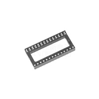 Connecteur de prise IC DIP 24 broches à montage traversant pour circuit intégré sur carte de circuit imprimé