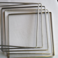 Barre d'espacement flexible en alliage d'aluminium 3003, 5,5A, pour joints d'angle de portes et fenêtres en verre, durable, installation facile par vis, design moderne