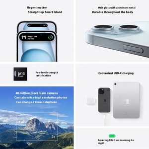 Giao hàng nhanh Điện thoại di động đã qua sử dụng 6.12 inch cho Iphone 15, dùng trong văn phòng, đã qua sử dụng, 5G, đã tân trang - Product Image 4