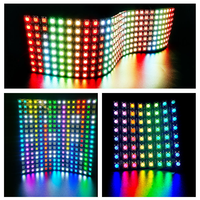 Panneau LED flexible RGB WS2815B DC12V découpable ultra-fin pour rétroéclairage de comptoirs, adressable et programmable pour aménagement paysager