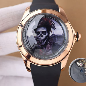 Reloj de burbujas Tourbillon mecánico de <span class=keywords><strong>buceo</strong></span> completamente automático, movimiento de volante, sistema Magic Palace Clown Dragon Teng Skull Star - Product Image 4