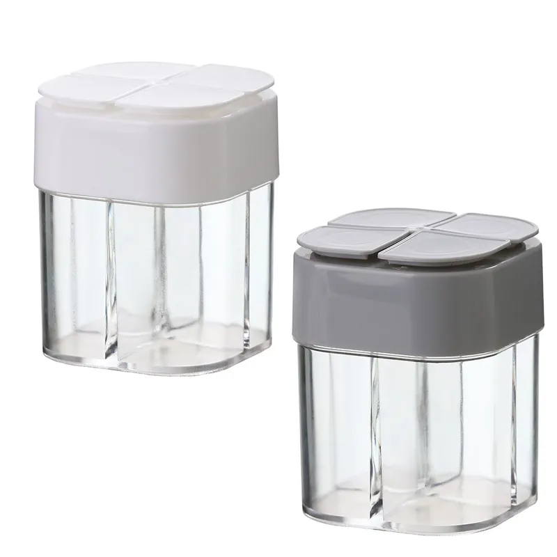 F1-244 stapelbarer Kunststoff-Aufbewahrung behälter mit luftdichtem Deckel, BPA-freies Vorrats behälter glas für Lebensmittel