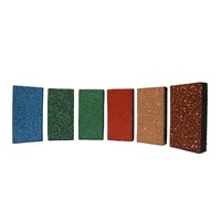 Écologique EPDM SBR Granules Briques En Caoutchouc Allées Passerelles Pavés De Jardin En Caoutchouc Pneu Briques