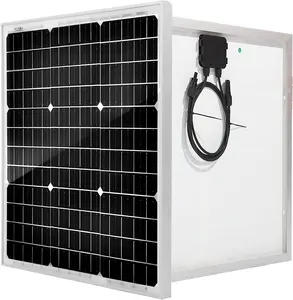 Kleine Monokristallijne 12V 18V 50W 60W 70W 80W 100Watt Zonnepaneel 12V 50Watt Met Batterij In Voorraad