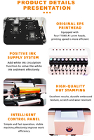 Printer Stiker UV DTF A3 untuk Casing Ponsel, Botol, Kaca, dan Logam dengan Logo Kustom