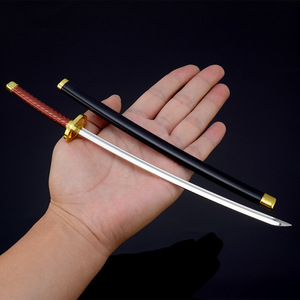 Anime Jujutsu Kaisen Okkotsu Yuuta Samurai Sword Mini Cheap Weapon <span class=keywords><strong>Katana</strong></span> 26cm 49g Metal Toys Zinc Alloy Ornaments - Product Image 4