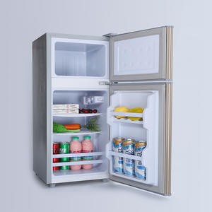 Réfrigérateurs compacts 118L tous les parfums propres réfrigération réfrigération double porte <span class=keywords><strong>location</strong></span> congélateur en bas machine <span class=keywords><strong>prix</strong></span> de gros - Product Image 2