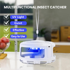 Solid ABS Material Indoor Electric Pest Catcher UV Light <strong>Flea</strong> <strong>Trap</strong> for Roaches Flies and More Effective Pest Control - Product Image 2