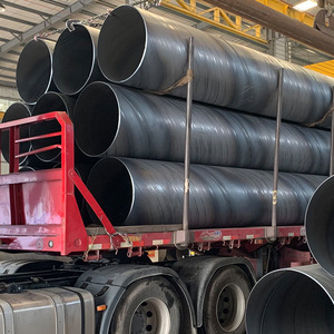 Tuyau en acier soudé en spirale de qualité supérieure sans découpe Q235B Q235 Q345 Q345B pour usage industriel - Product Image 2