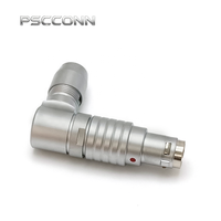 Connecteur industriel étanche IP68 PSCCONN série T 1T 4 broches à verrouillage automatique Push-Pull, BFSG.1T.304.CPARC52, BFSG.1T.304.CPARC52Z