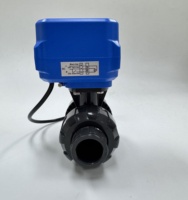 Vanne électrique UPVC à trois lignes et deux commandes pour piscine et maison intelligente, prix d'usine