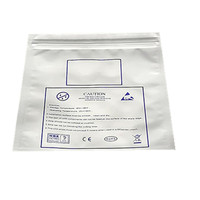 Kantong Zipper Anti-Statik Aluminium Foil ESD Ukuran Khusus, Kantong Aluminium Penghalang Kelembapan untuk Pengemasan Semikonduktor
