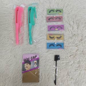 Letsfly Wig Cay Eyelashes Comb Wholesale Factory Brush with Eyes Superior Quality Label and tags Customize for <b>Yourself</b> - Product Image 4