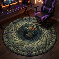 Tapis 3D personnalisé pour Halloween, tapis de sol avec crâne de momie, décoration effrayante