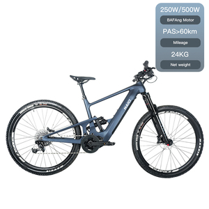 Vélo électrique Naicisports 29 pouces en fibre de carbone pour exploration en montagne, 11 vitesses, 48V 15Ah, suspension intégrale - Product Image 1