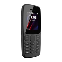 HP Lansia N106 Super Tahan Lama, Tombol Besar, Harga Murah, Dual SIM, Dilengkapi Logo