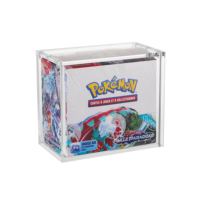 Boîte de protection en acrylique transparente pour les produits scellés de cartes à collectionner pour la boîte de booster de Pokémon TCG