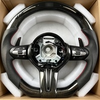 Volant en fibre de carbone LED pour BMW F30 F10 F15 F36 F20 F22 F25 F32 M3 M4 M5 X5 E46 E60 E70 E90 E91 E92 M Sports
