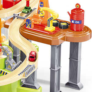 Circuit de <span class=keywords><strong>Voiture</strong></span> Multifonctionnel DIY avec Élévateur et Atelier de Réparation pour Enfants – Jouet Éducatif Interactif de <span class=keywords><strong>Parking</strong></span> - Product Image 4