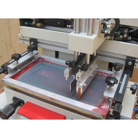 Máquina de Serigrafía Plana Neumática Semiautomática de Escritorio para Tarjetas, Etiquetas y Tubos