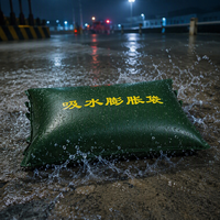Sac de protection auto-gonflant en toile absorbante pour eau, idéal pour les portes d'entrepôt et la lutte contre les inondations