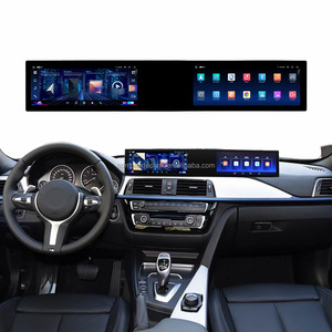 หน้าจอสัมผัสคู่ขนาด 21 นิ้ว ระบบ Android 13 พร้อมระบบนำทาง GPS และ CarPlay สำหรับรถยนต์ BMW ซีรีส์ 3 รุ่น F30 F31 F32 ปี 2013-2017 ระบบ NBT - Product Image 1