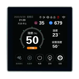 Multi Functional Fresh Air Dehumidification Integrated Controllable Floor Heating Controller